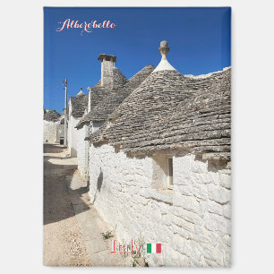 Alberobello Trulli in Italien, Bari Reise Magnet