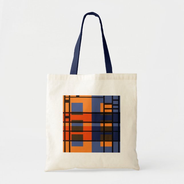 Albers u. Mondrian Tragetasche (Vorne)
