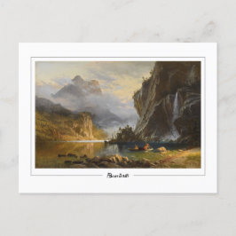 Albert Bierstadt #108 - Fine Art Postcard Postkarte