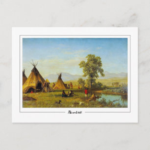 Albert Bierstadt #118 - Kunstpostkarte Postkarte