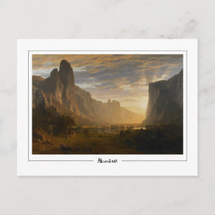Albert Bierstadt #121 - Fine Art Postcard Postkarte