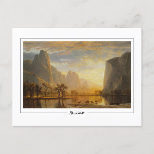 Albert Bierstadt #86 - Fine Art Postcard Postkarte