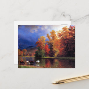 Albert Bierstadt - Am Saco Postkarte
