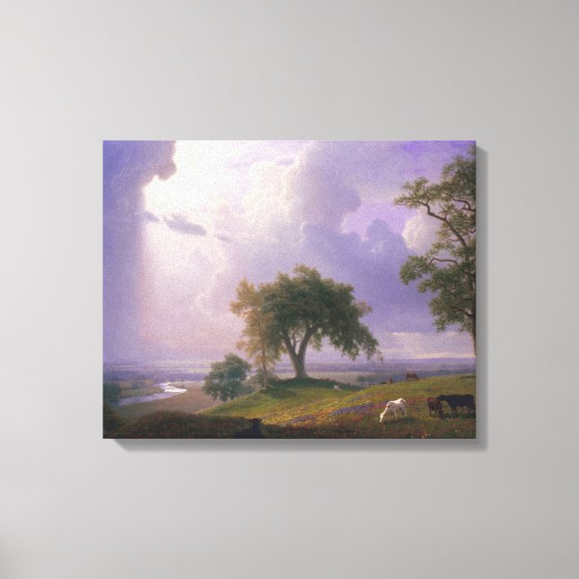 Albert Bierstadt California Spring Leinwanddruck (Vorderseite)