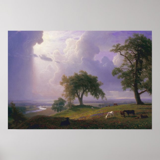 Albert Bierstadt - California Spring Poster (Vorne)