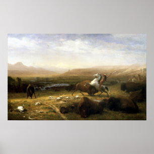 Albert Bierstadt Das Letzte des Buffalo Poster
