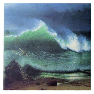 Albert Bierstadt, Emerald Sea Fliese