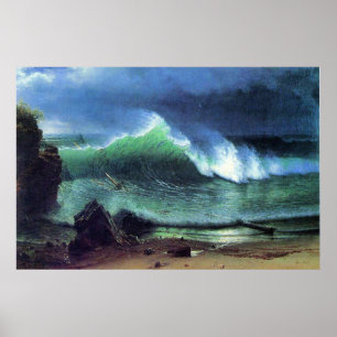 Albert Bierstadt, Emerald Sea Poster