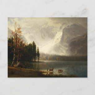 Albert Bierstadt Estes Park Colorado Whyte's Lake Postkarte