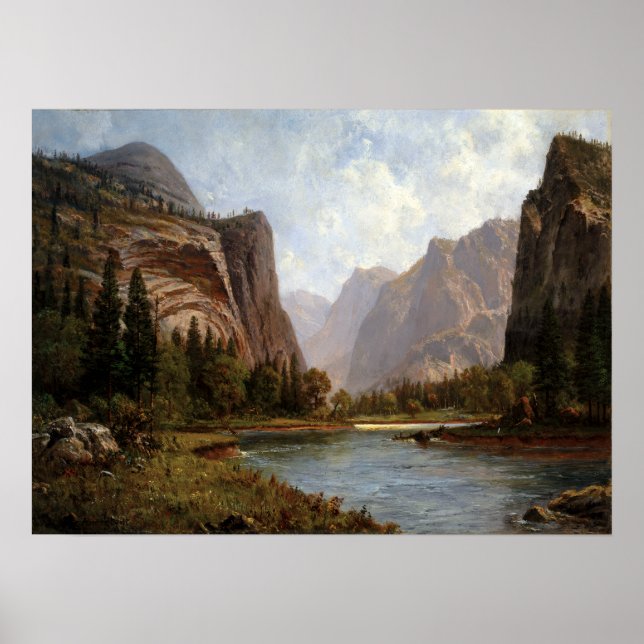 Albert Bierstadt Gates of the Yosemite Poster (Vorne)