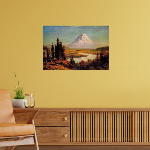 Albert-Bierstadt-Gemälde, Mount Rainier, Poster