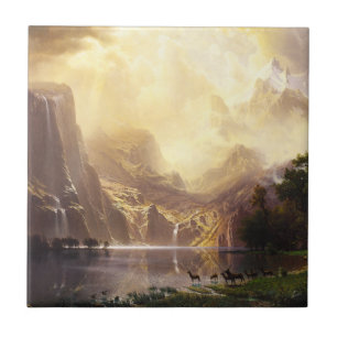 Albert Bierstadt in der Gebirgsfliese Fliese
