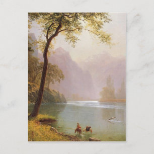 Albert Bierstadt, Kerns River Valley California Postkarte