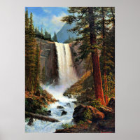 Albert Bierstadt painting, Vernal Falls