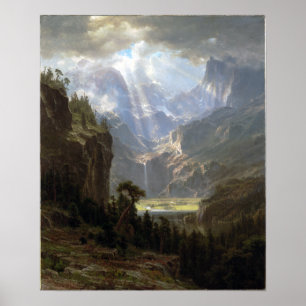 Albert Bierstadt Rocky Mountains, Lander Peak Poster