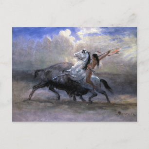 Albert Bierstadt Sketch Postkarte