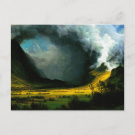 Albert Bierstadt Storm im Gebirge Postkarte