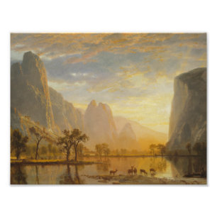 Albert Bierstadt - Tal des Yosemite Fotodruck