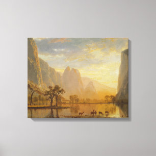 Albert Bierstadt - Tal des Yosemite Leinwanddruck