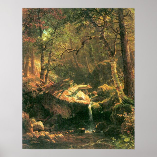 Albert Bierstadt-The Mountain Poster (Vorne)