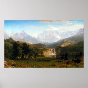 Albert Bierstadt The Rocky Mountains, Lander's Pea Poster