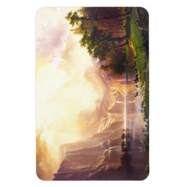 Albert Bierstadt Unter der Sierra Nevada Magnet