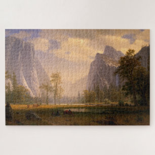 Albert Bierstadt - Yysemite valley art painting II Puzzle