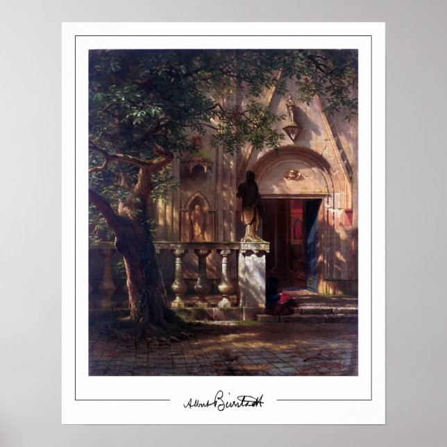 Albert Bierstadt Zedign Art Poster #231 (Vorne)