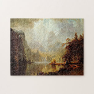 Albert Bierstadts Gemälde, In den Bergen 1867 Puzzle