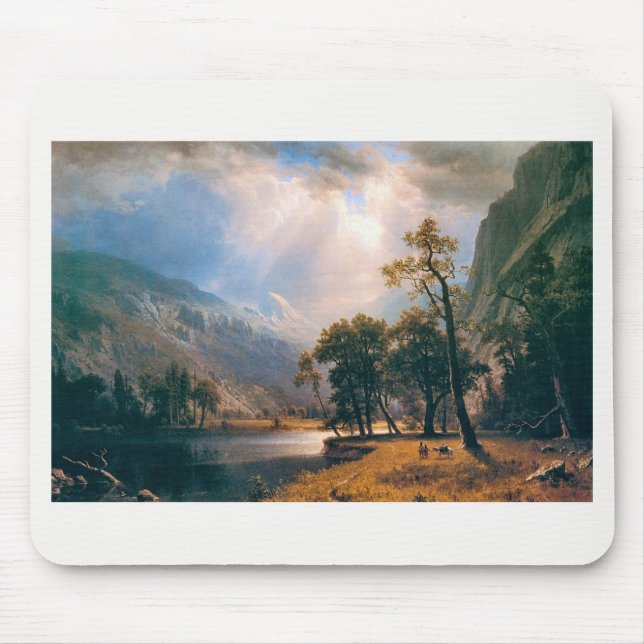 Albert Bierstadt's Half Dome Yosemite Valley, 1870 Mousepad (Vorne)