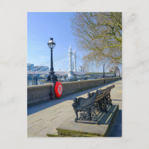 Albert Bridge, London Postcard Postkarte