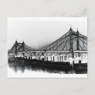 Albert Bridge London Postkarte