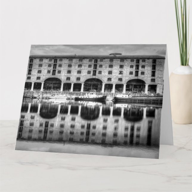 Albert Dock Liverpool Karte (Vorderseite)
