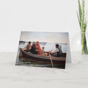 Albert Edelfelt - Auf die Feier gehen Karte