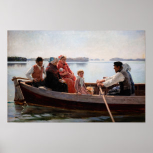 Albert Edelfelt - Auf die Feier gehen Poster