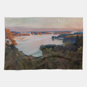 Albert Edelfelt - Blick über Haikko Geschirrtuch