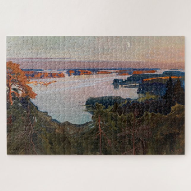Albert Edelfelt - Blick über Haikko Puzzle (Horizontal)