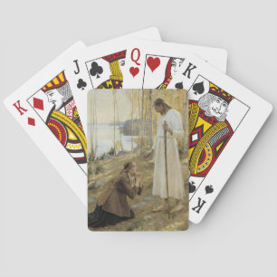 Albert Edelfelt - Christus und Maria Magdalene Spielkarten