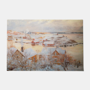 Albert Edelfelt - Dezember Day Fußmatte