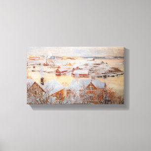 Albert Edelfelt - Dezember Day Leinwanddruck