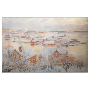 Albert Edelfelt - Dezembertag Stoff