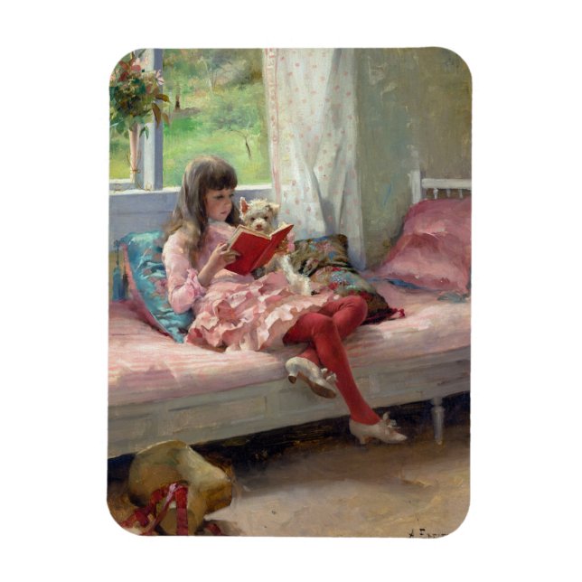 Albert Edelfelt - Gute Freunde Magnet (Vertikal)