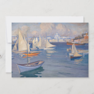 Albert Edelfelt - Hafen in Helsinki Einladung