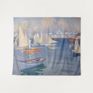 Albert Edelfelt - Hafen in Helsinki Wandteppich