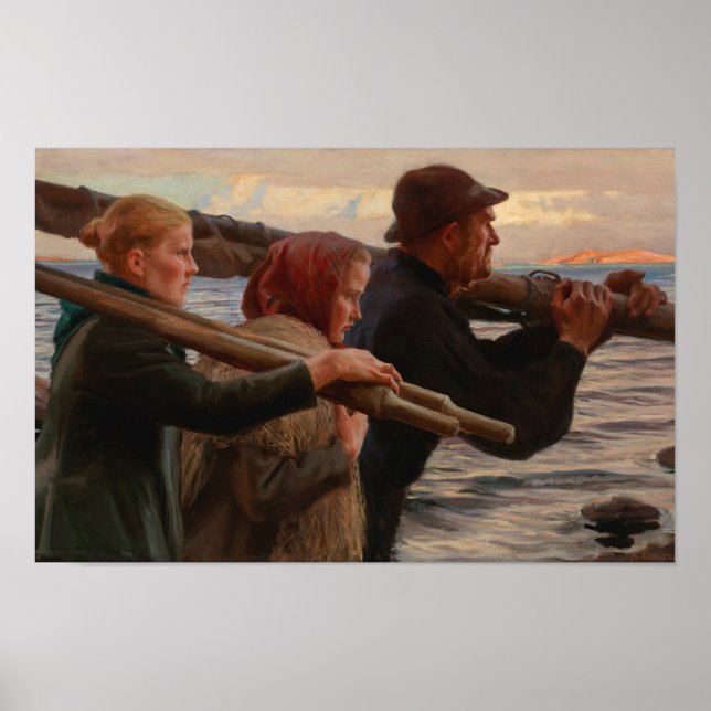 Albert Edelfelt - Im Äußeren Archipel Poster (Vorne)