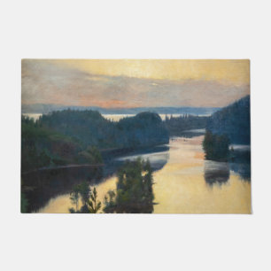 Albert Edelfelt - Kaukola Ridge at Sunset Fußmatte