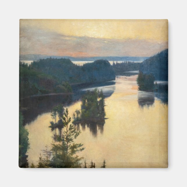 Albert Edelfelt - Kaukola Ridge at Sunset Magnet (Vorne)