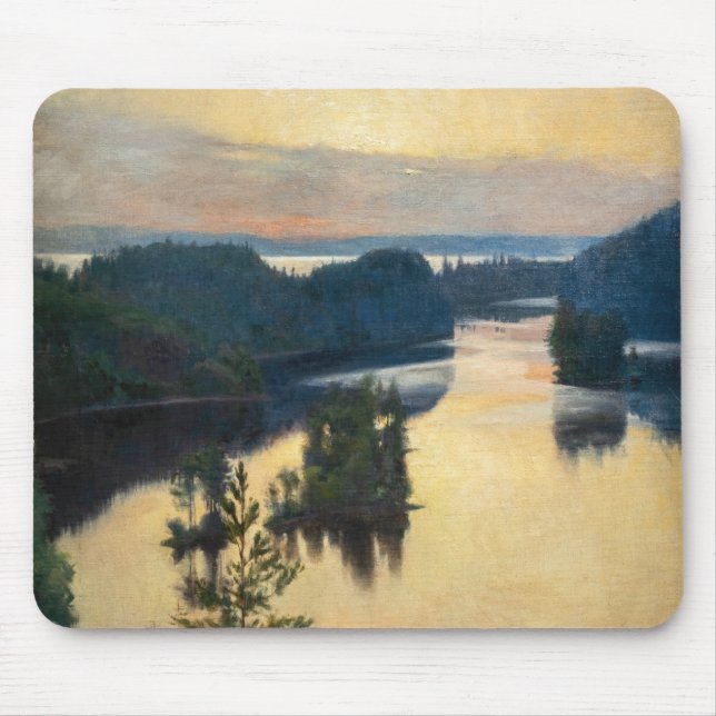 Albert Edelfelt - Kaukola Ridge at Sunset Mousepad (Vorne)