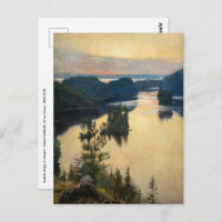 Albert Edelfelt - Kaukola Ridge at Sunset