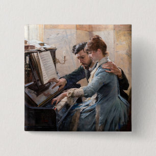 Albert Edelfelt - Klavierspielen Button